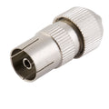 Antsig 75 Ohm Metal Line TV Socket, PAL Female Coaxial Connector, Nickel Plated