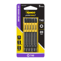 Kango 89mm TX40 HYPERTORQUE Impact Driver Bit 5 Pack - High Torque - Durable - SuperSaverAU - view 1