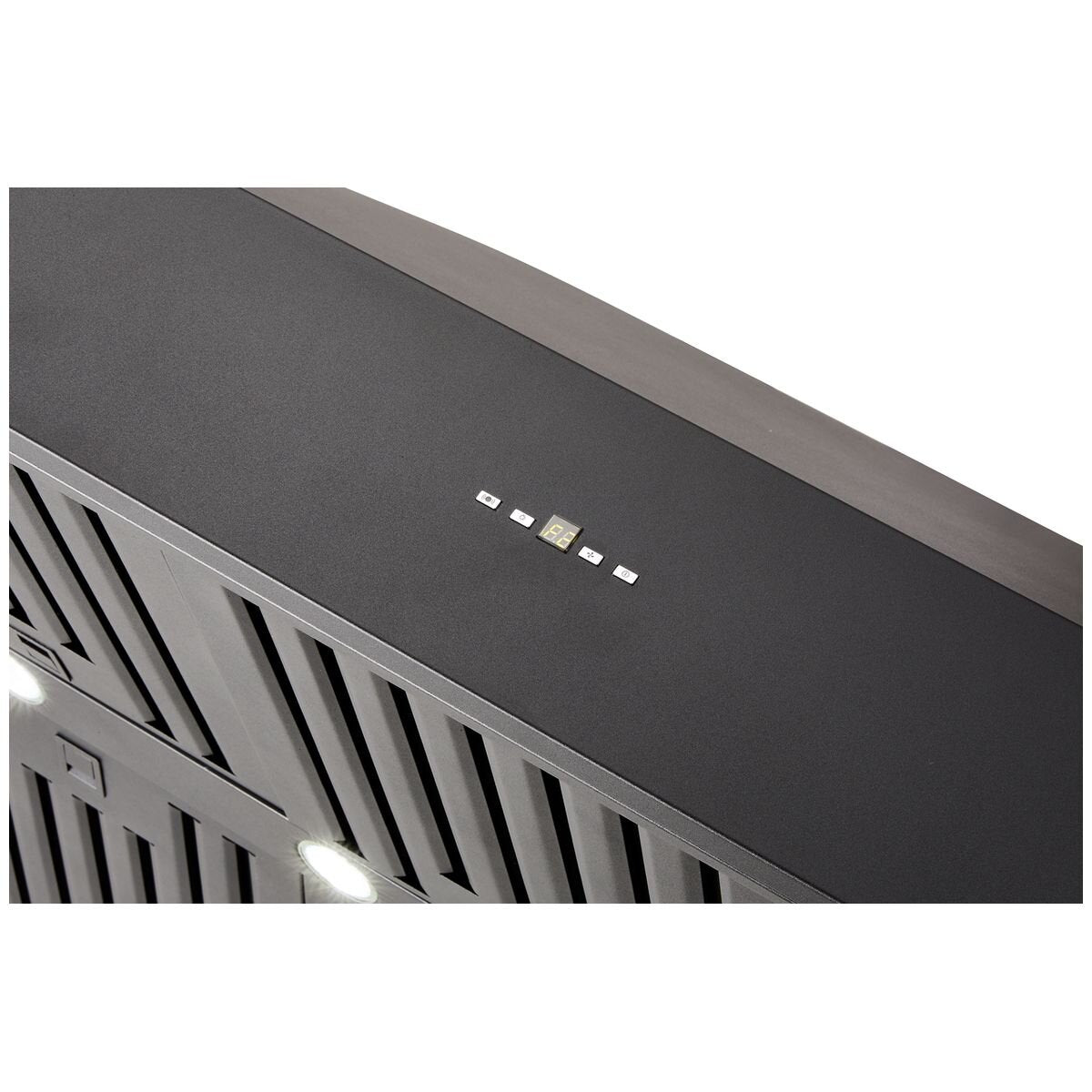Schweigen 120cm BBQ Canopy Rangehood - Black - 2500m³/h Extraction - On-Board Motor - CL8912B