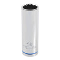 Trojan 19mm Deep Socket 1/2" Drive - Chrome Vanadium - 12-Point Design - Lifetime Warranty - SuperSaverAU - view 1