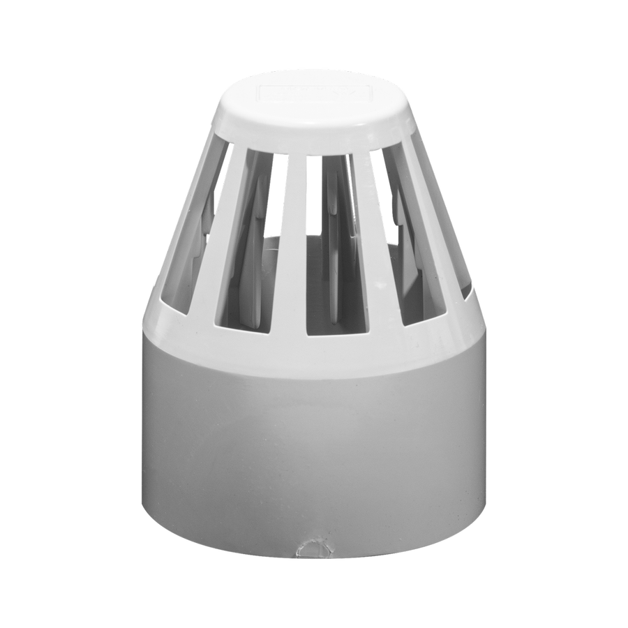 Holman 50mm PVC DWV Plain Vent Cowl - Grey - Durable - Easy To Install - SuperSaverAU - view 1