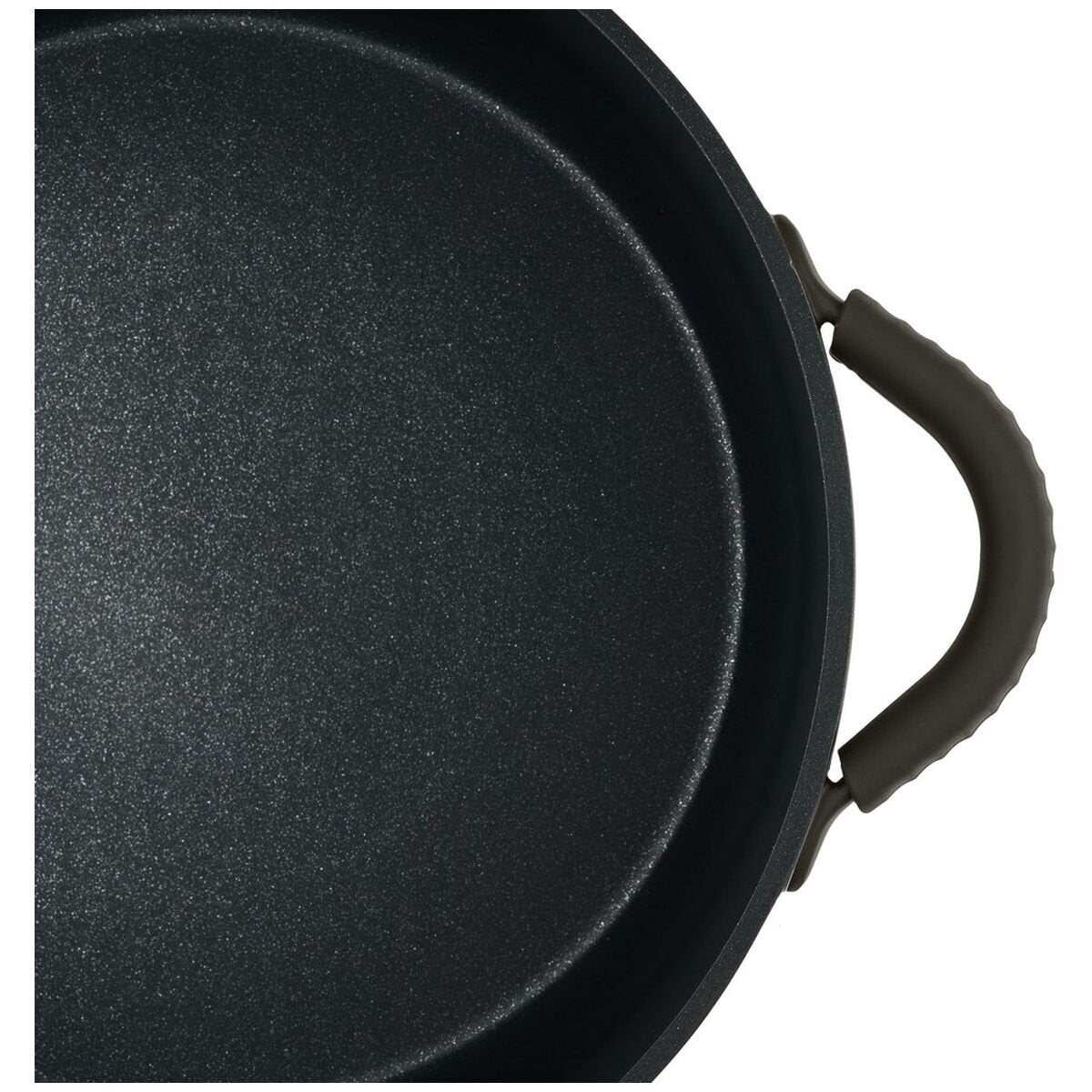 Resto Ascella 28cm Shallow Pot with Lid - 4.2L Capacity, Pfluon Non-Stick, Induction Compatible - RE94006