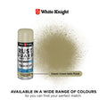White Knight Rust Guard Touch Up Spray Paint 300g Classic Cream Satin