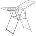 L.T. Williams A-Frame Aluminium Airer - 13m Drying Space, 19 Rails, Fold-Out Wings, Silver - 4615