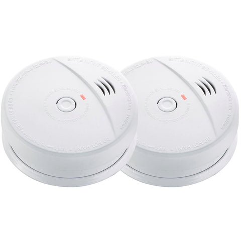 Firepro Photoelectric Smoke Alarm - 9V - Plastic - 85db Alarm - 2 Pack - SuperSaverAU - view 1