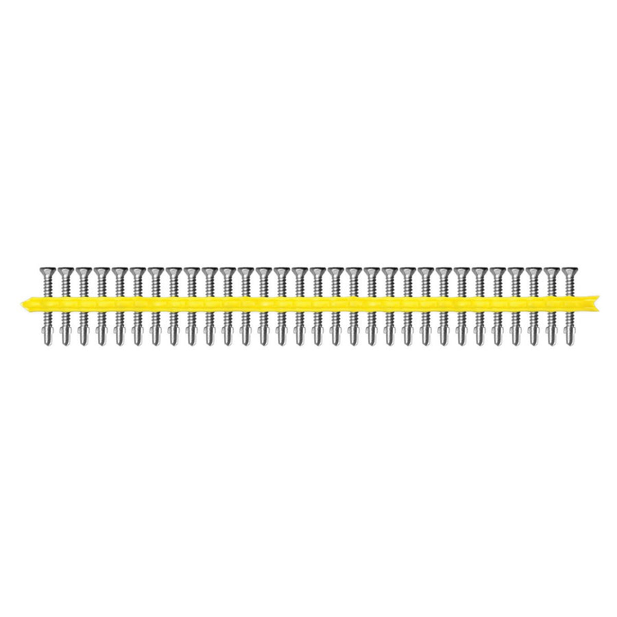 Simpson Strong Tie 10 x 42mm Galvanized Collated Quik Drive Screw 500 Pack - Self-Drilling - Ribbed Flat Head - SuperSaverAU - view 1