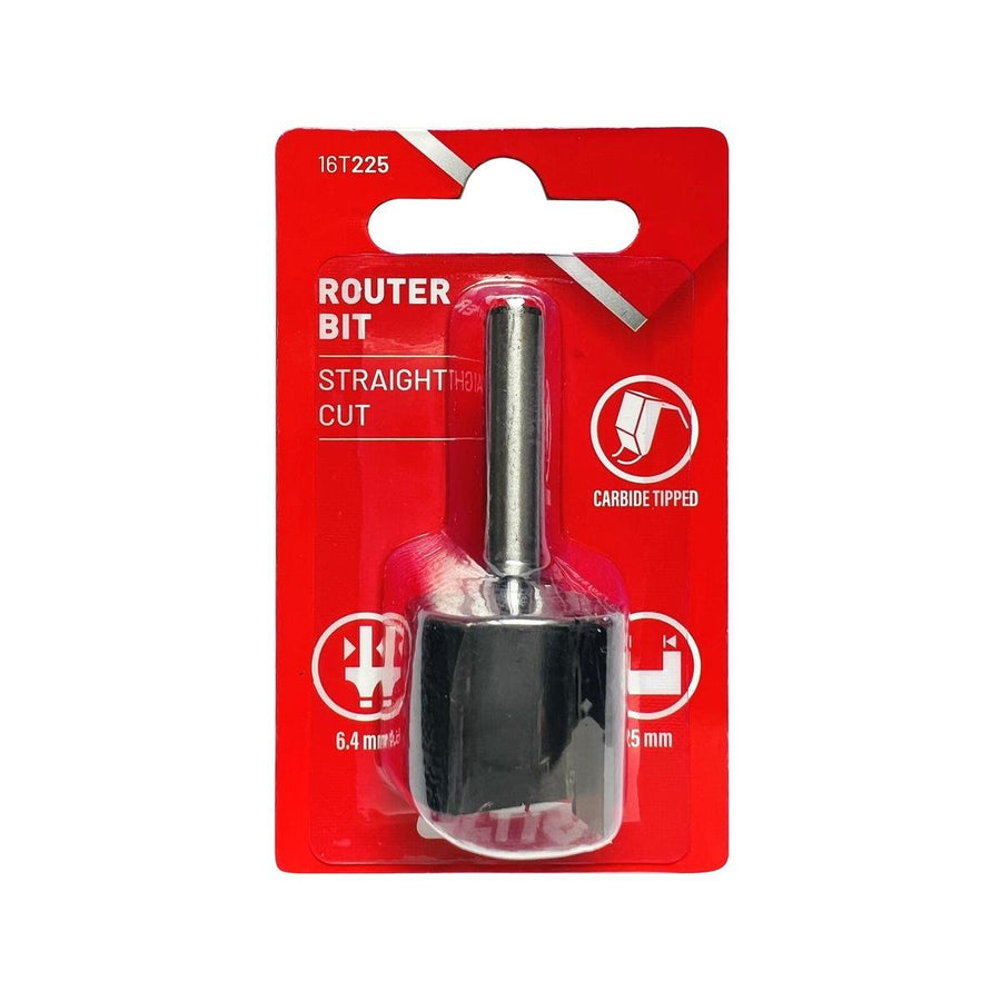 Ultra Router Bit - 25mm - Tungsten Carbide - Straight Cutter - SuperSaverAU - view 1