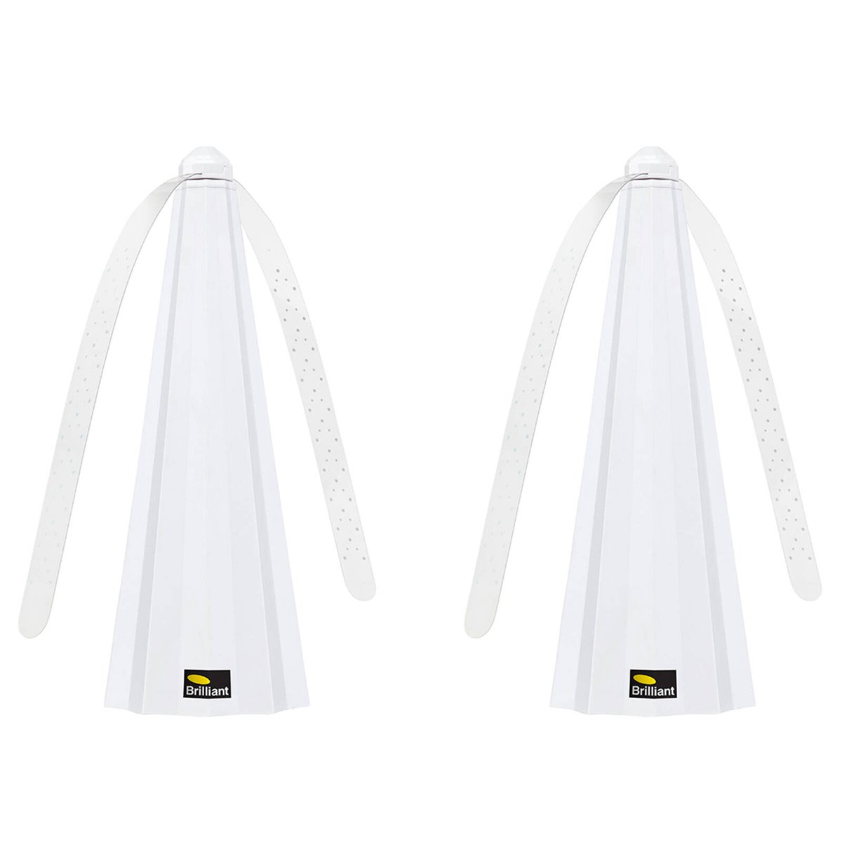 Brilliant White No Fly Zone Fly Repellent Fan 2 Pack - 92mm x 242mm - Portable - SuperSaverAU - view 1