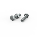 Zenith M10 x 40mm Zinc Plated Hex Head Bolts and Nuts - 2 Pack - Strong Grip - SuperSaverAU - view 1
