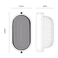 Brilliant Lighting Davis 9W LED Black Bunker Light Outdoor Hardwired 19820/06