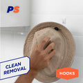 Permastik Small Utility Hooks 10 Pack - 20mm x 30mm - Holds 300g - Easy Application - SuperSaverAU - view 4