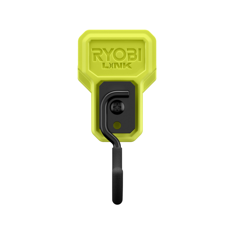 Ryobi Link Reversible J Hook - Steel - 100mm x 145mm - 6.8kg Capacity - Wall Storage Solution - SuperSaverAU - view 1