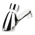 Shaw Mason Chrome Timed Push Button Basin Pillar Tap - 7 Sec Flow - 165mm x 155mm - SuperSaverAU - view 3