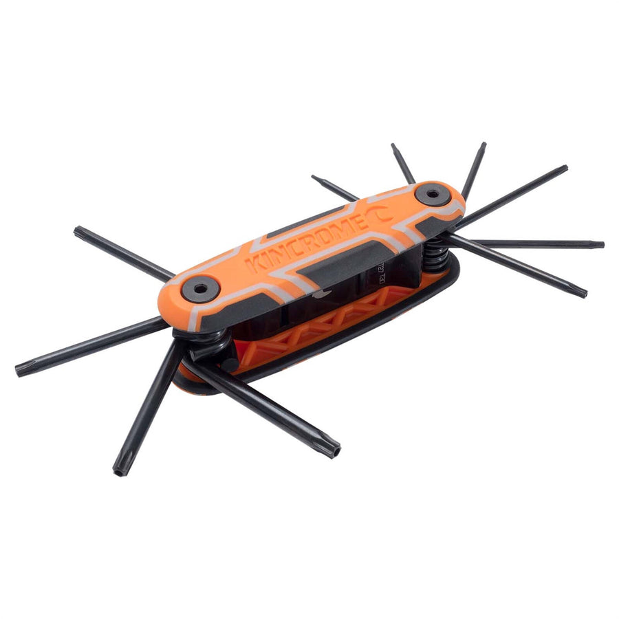 Kincrome 10 Piece Tamperproof Cr-V Folding Torx Key Set