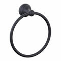 Mondella Matte Black Maestro Towel Ring - 155mm x 175mm x 60mm - Metal - SuperSaverAU - view 1