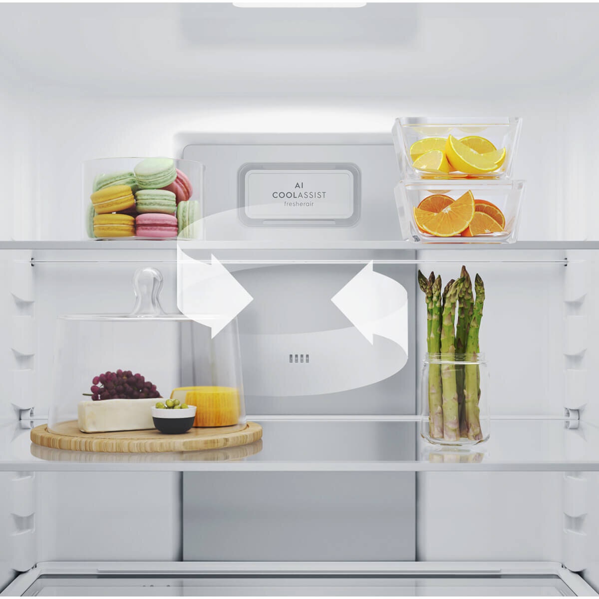 Electrolux 496L bottom mount fridge - stainless steel, FresherAir filter, Cooling360 - EBE5002SE-X