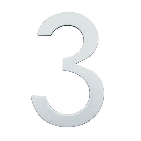 Sandleford Glow In Dark Acrylic House Number 3 - 90mm - Weather Resistant - SuperSaverAU - view 1