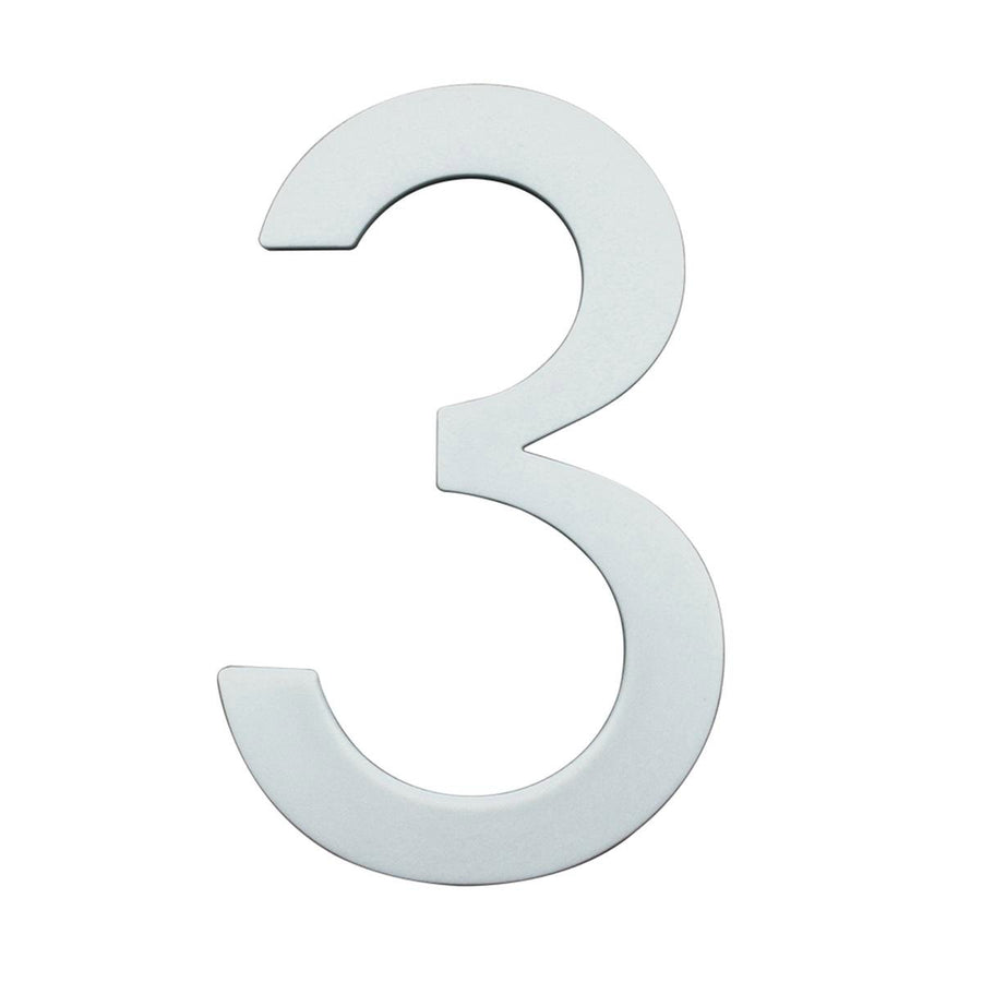 Sandleford Glow In Dark Acrylic House Number 3 - 90mm - Weather Resistant - SuperSaverAU - view 1