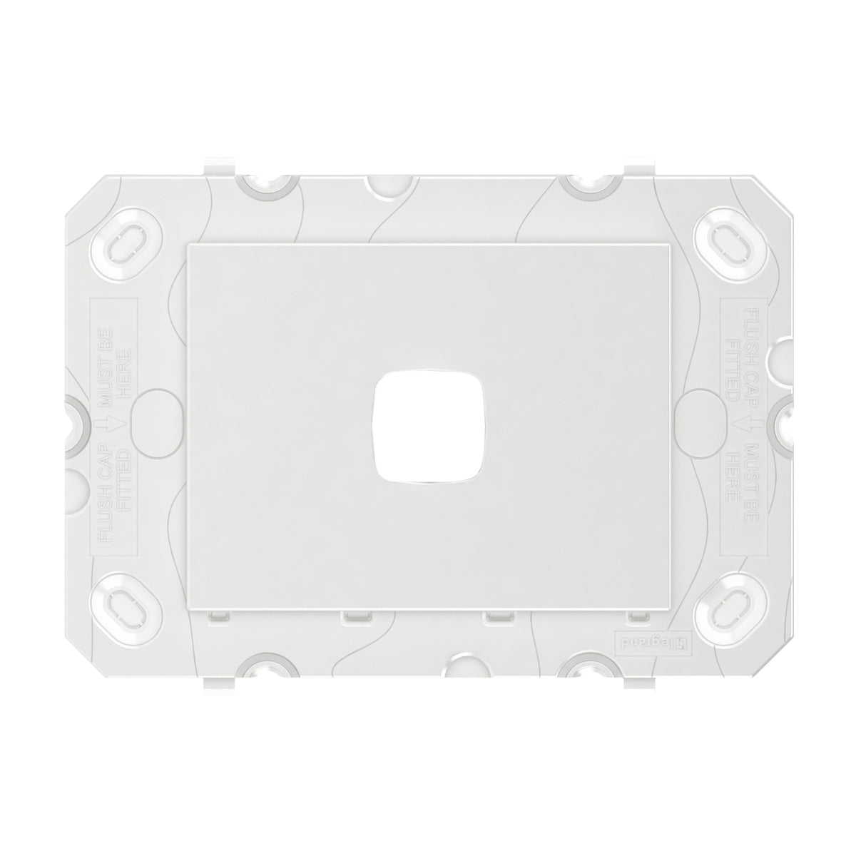 HPM ARTEOR 1 Gang Wall Switch Grid, White 128mm x 91mm Indoor