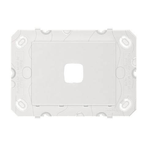 HPM ARTEOR 1 Gang Wall Switch Grid, White 128mm x 91mm Indoor