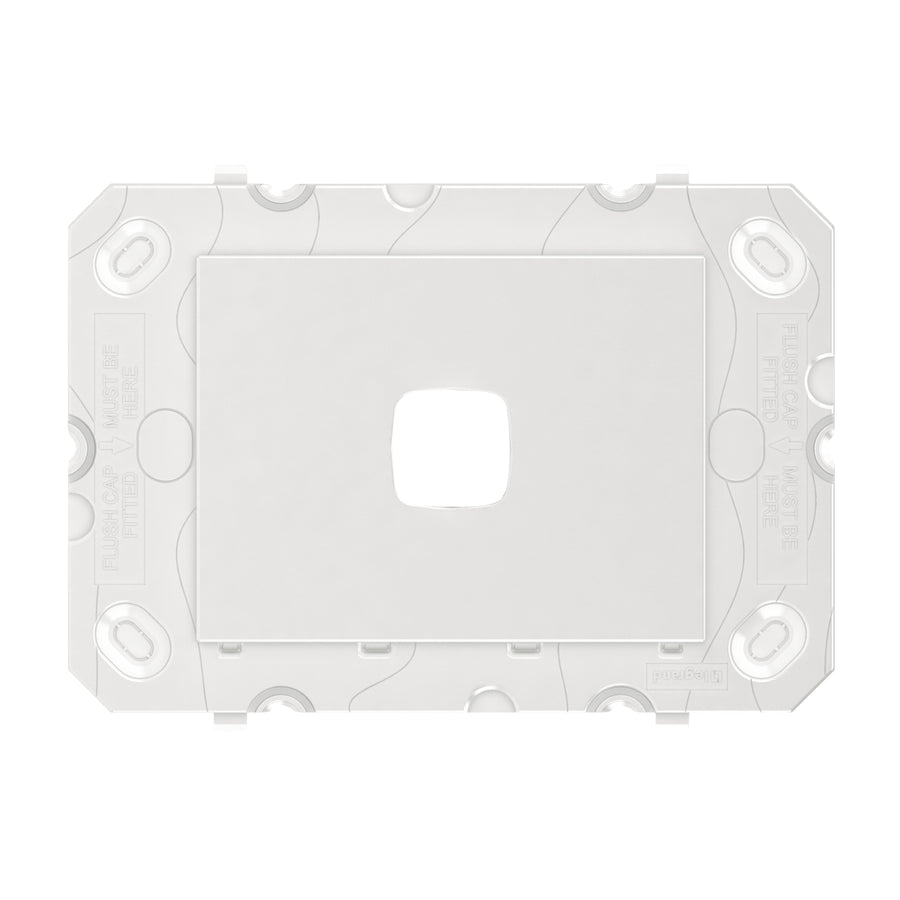 HPM ARTEOR 1 Gang Wall Switch Grid, White 128mm x 91mm Indoor