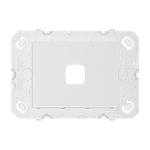 HPM Arteor 1 Gang Wall Switch Grid Only 128mm x 91mm - White - Versatile Design - SuperSaverAU - view 1