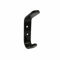 Adoored Double Black Beau Deco Hook - 2 Hooks - 24mm x 91mm x 44mm - Black - SuperSaverAU - view 1
