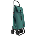 Rolser I-Max 4-Wheel Folding Trolley - Aluminium Frame, Swivelling Wheels, Green - R-IMX306-1076