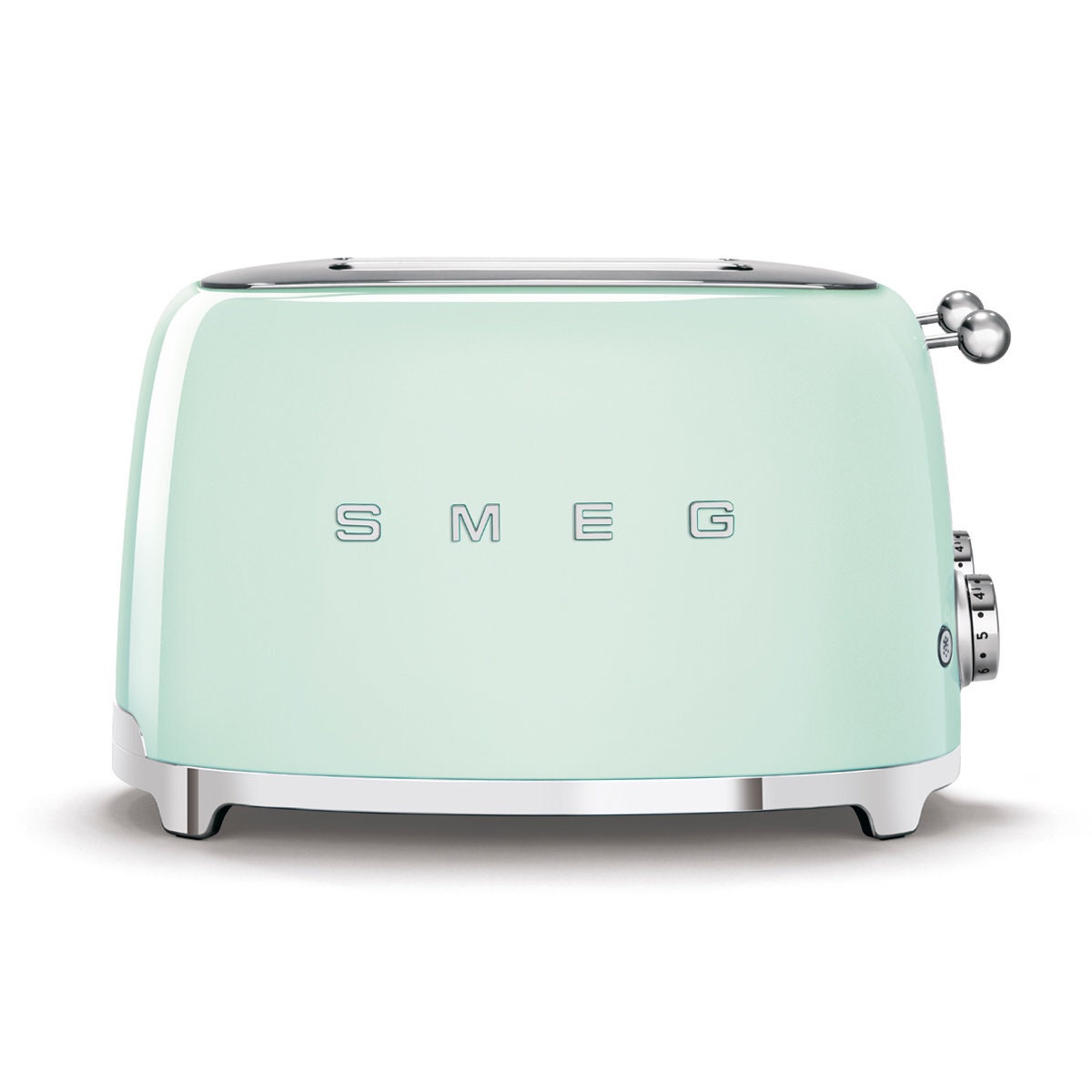 Smeg 50's Style 4 Slice Toaster - Pastel Green, Six Browning Levels, Independent Slot Control - TSF03PGAU