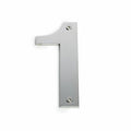Sandleford 100mm Brushed Stainless Steel House Number 1 - Weather Resistant