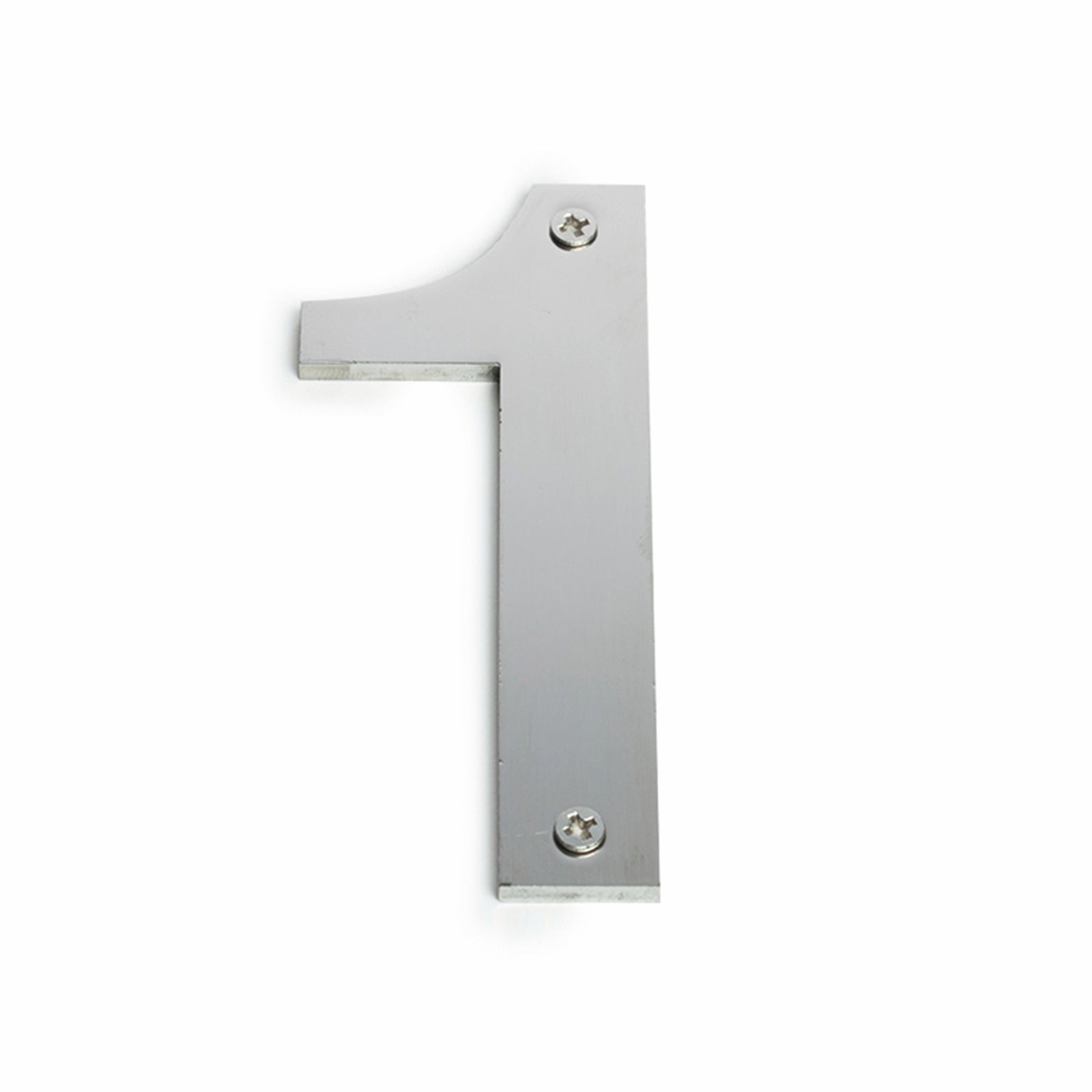 Sandleford 100mm Brushed Stainless Steel House Number 1 - Weather Resistant