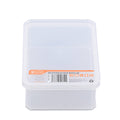 Tactix Small A6 Storage Container 1L Plastic Stackable with Lid 163 x 118 x 58mm