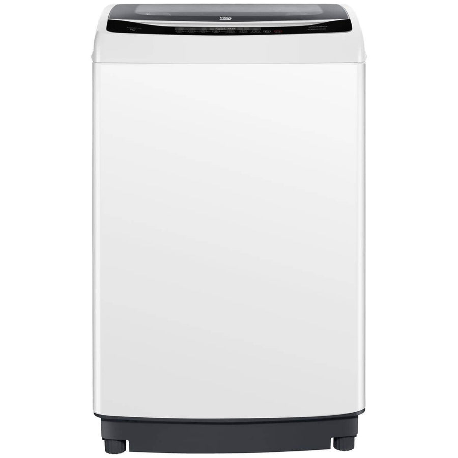 Beko 9kg Top Load Washing Machine - Soft Close Glass Lid, AirDry Program, Customisable Wash - BTL90W
