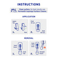 Permastik Small Clear Kitchen Hooks - 9 Pack Plastic Self-Adhesive
