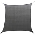 Marquee Shade Sail 3 x 3m Charcoal HDPE Weather Resistant UV Block - SuperSaverAU - view 1