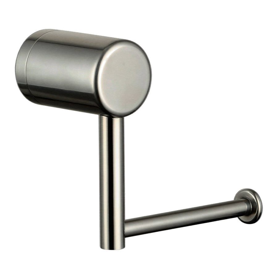 Evekare Brushed Nickel Toilet Roll Holder - 159mm x 81mm x 140mm - Durable Design - SuperSaverAU - view 1