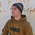 DeWALT Reflective Beanie Black Acrylic Ribbed One Size