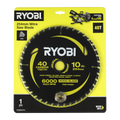 Ryobi 254mm 40T Mitre Saw Blade - Precision Cutting - Anti-Stick Coating - SuperSaverAU - view 2