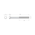 Zenith Hot Dip Galvanised Hex Head Bolts M12 x 150mm 12 Pack - SuperSaverAU - view 4