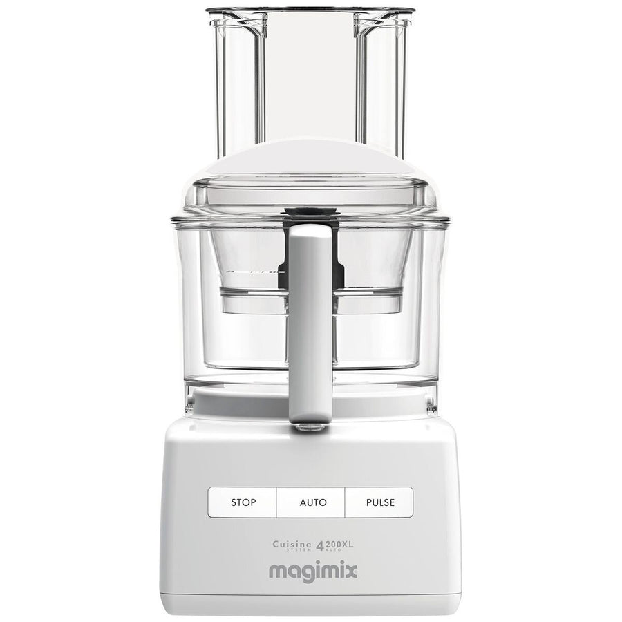 Magimix 4200XL food processor - white, 950W, three bowls, six-in-one functions - 18470AU