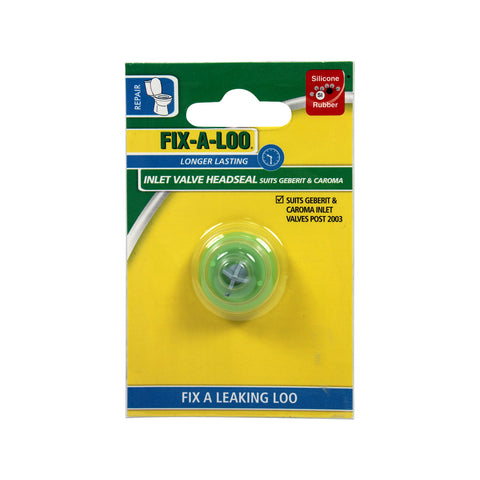 Fix-A-Loo Inlet Valve Headseal Washer, Silicone - Suits Geberit and Caroma