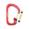 Nite Ize Slidelock Carabiner Aluminium 3 Red - Lightweight - 25lb Rating - SuperSaverAU - view 2