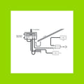 Antsig Dual Output Masthead Amplifier - UV Stabilised ABS, Indoor/Outdoor TV Signal Booster AP700