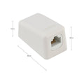 Deta RJ45 Skirting Board Outlet - Hardwired CAT6 Ethernet Connector - White - 29mm x 50mm x 27mm - SuperSaverAU - view 3