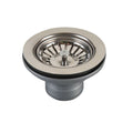 Turner Hastings 50 x 50mm Basket Waste with Long Thread - Stainless Steel, For Ceramic Sinks - 50BW