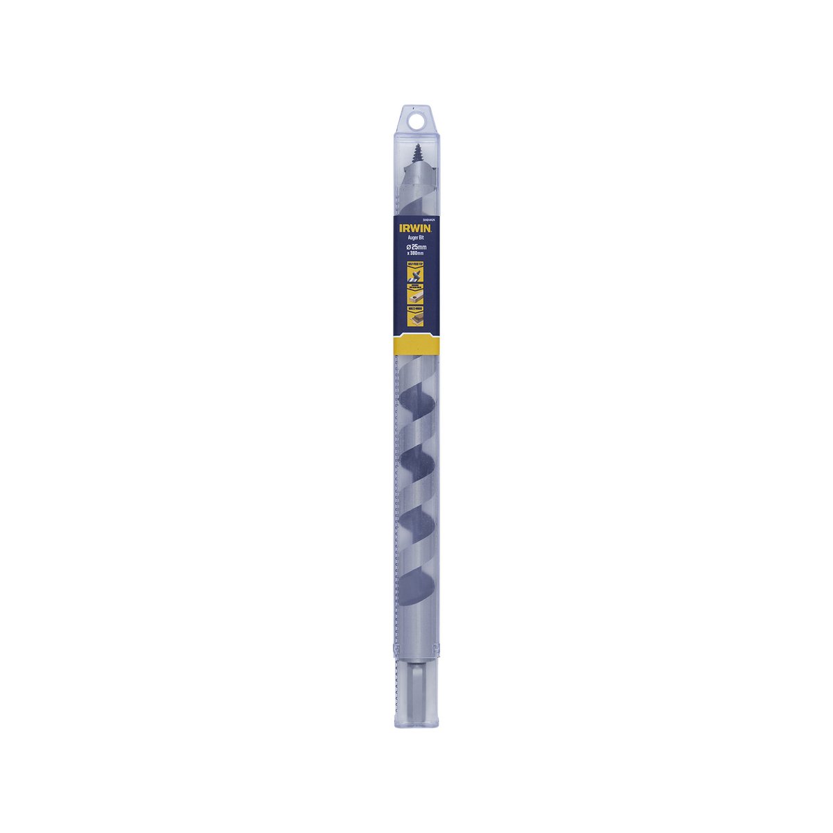 Irwin Auger Bit 25mm x 300mm - Durable Hardened Steel - Precision Drilling - SuperSaverAU - view 2