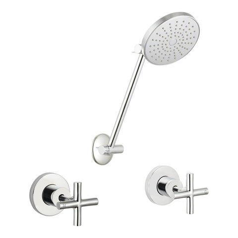 Mondella Chrome Shower Set - 3 Star 9L/min - All Directional - 210mm x 80mm x 165mm - SuperSaverAU - view 1