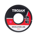 Trojan 50m No 8 Pink Brickline - Durable Braided Nylon - High Visibility - SuperSaverAU - view 2