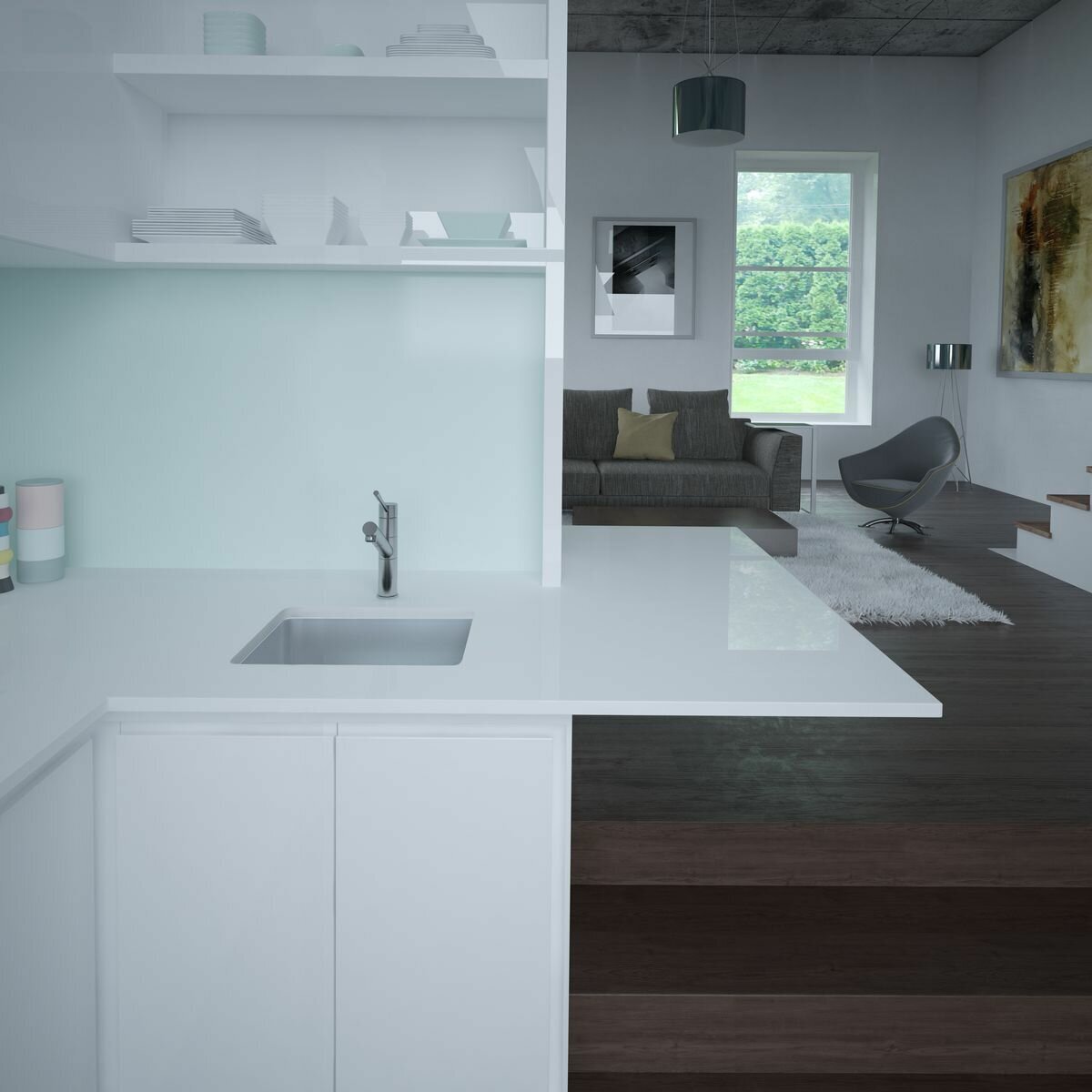 Franke Bolero single bowl sink 41L - 18/10 stainless steel food preparation centre - BOX210-50