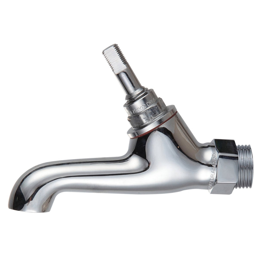 Shaw Mason Chrome 45 Male Bib Pillar Tap - 80mm DR Brass - 9L/Min - SuperSaverAU - view 1
